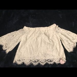 Mustard Seed off shoulder top